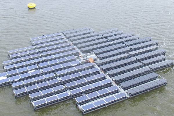 Floating the idea of putting solar panels in the water