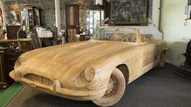 Wooden E-Type Jag makes €4,000 at Café en Seine auction
