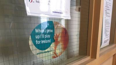 Anti-abortion sticker removed from hospital waiting area