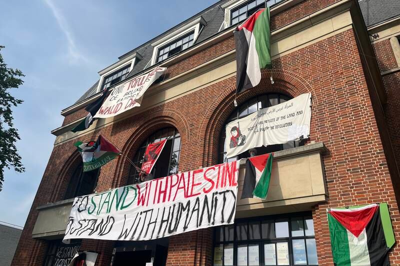 ‘We’re not going to change the world’: Inside a Brussels campus pro-Gaza occupation
