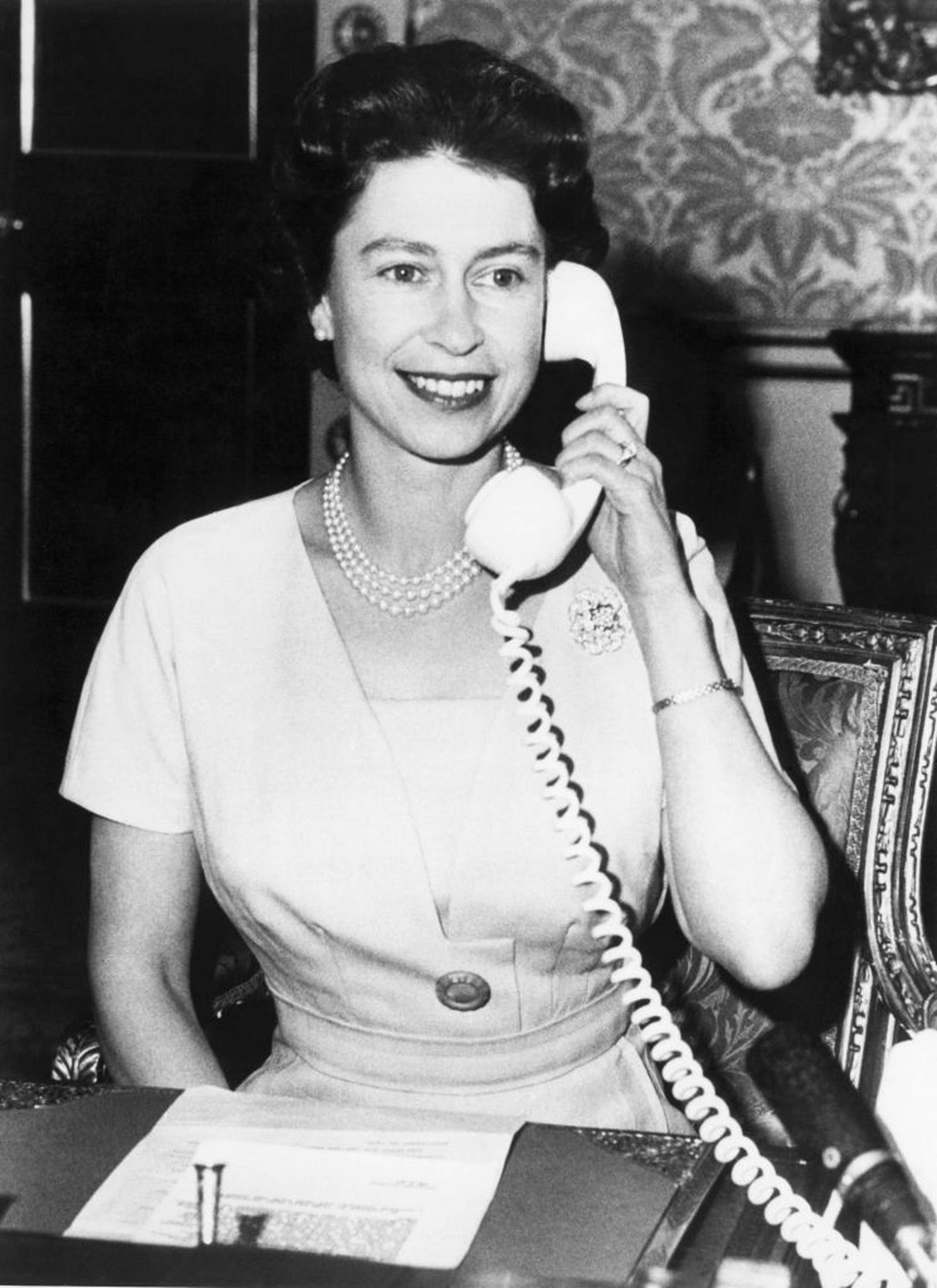 Queen Elizabeth: a phone call to Birr was the indirect cause of a transatlantic libel action. Photograph: Underwood Archives/Getty Images