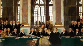Modern Ireland in 100 Artworks: 1919 – The Signing of Peace, Versailles, by William Orpen