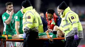 Ireland’s Séamus Coleman undergoes surgery on double leg fracture