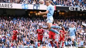 Premier League round-up: Manchester City keep up perfect start despite Rodri red card 
