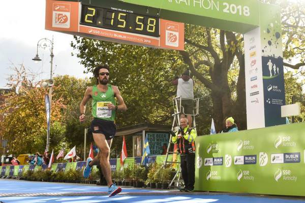 Mick Clohisey runs Raheny proud in his first Dublin Marathon