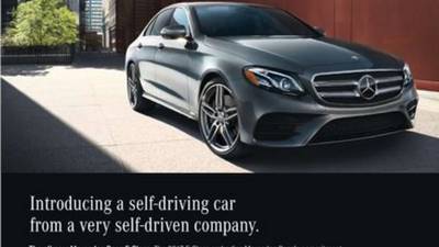 Mercedes backs down over US ad for ‘self-driving’ car