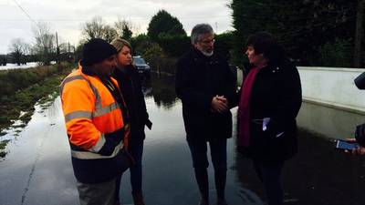 Adams says whistle-stop flood  tours  by  politicians  ‘insulting’