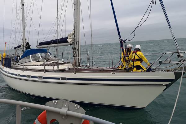 Two people rescued from boat at risk of sinking off Howth