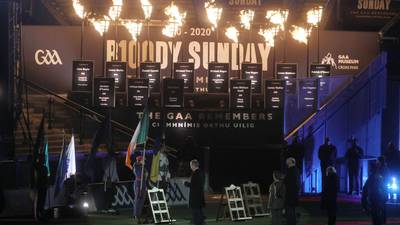 One hundred years after Bloody Sunday, Croke Park remembers those who died
