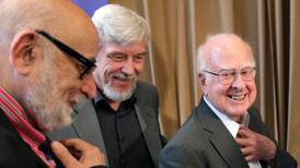 Higgs,  Englert win 2013 physics Nobel prize