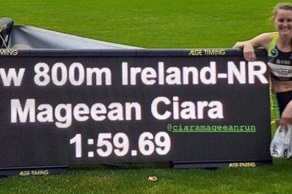 The Irish Times/Sport Ireland Sportswoman Award for July: Ciara Mageean