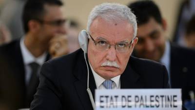 Palestinian minister says there is ‘clear evidence’ of Israeli  war crimes