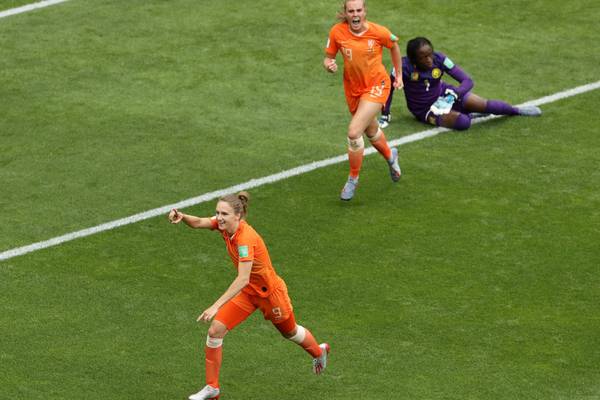 Miedema double helps Netherlands to beat Cameroon to seal last-16 spot