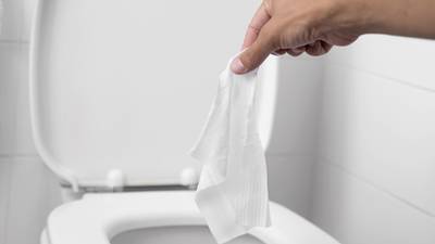 Pressing need for people to stop flushing wet wipes, says expert