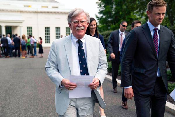 US justice department ‘opens criminal inquiry’ into John Bolton’s book