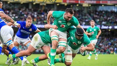 Ireland v Italy: Andy Farrell’s team tick the boxes in Rugby World Cup warm-up win