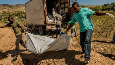 Tending Haiti’s dead: ‘Everybody needs someone to bury them’