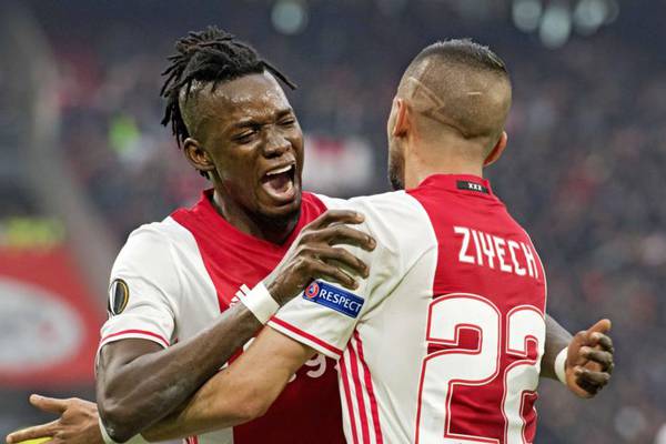 Traore’s double puts Ajax on course for Europa League final