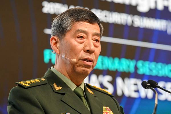China’s defence minister talks of peace but issues a warning