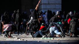 Palestinians clash with Israeli police at Jerusalem holy site with 152 injured