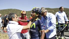 Fabio Aru takes stage win as Nairo Quintana crashes out of Vuelta