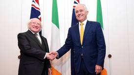 Higgins shares Brexit concerns with Australian prime minister