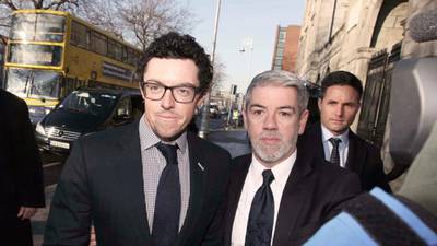 Relaxed Rory McIlroy arrives at court early and kills time with a gag
