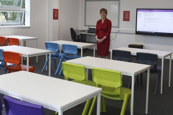Sturgeon promises review of 124,000 downgraded exam results