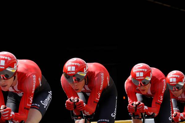 Nicolas Roche’s squad performs strongly in team time trial