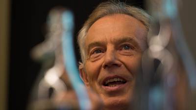 Greying Tony Blair  shtum on Chilcot report into Iraq war