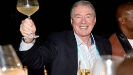 The Irish Moët Hennessy executive raising a glass to peace in the North