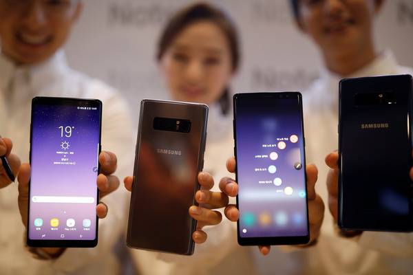 Samsung trading update beats expectations on one-off gains