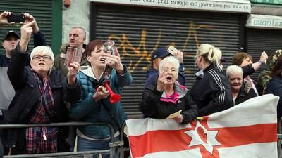 Loyalists protest in Belfast as republicans mark Easter Rising