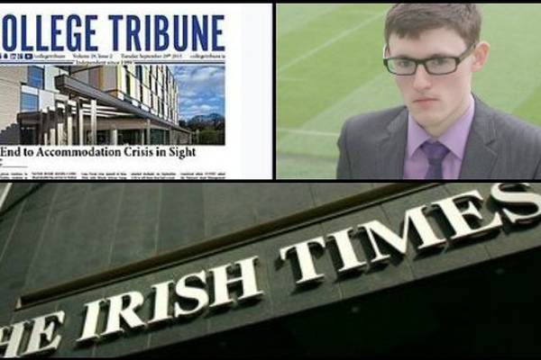 UCD’s College Tribune scoops newspaper of year
