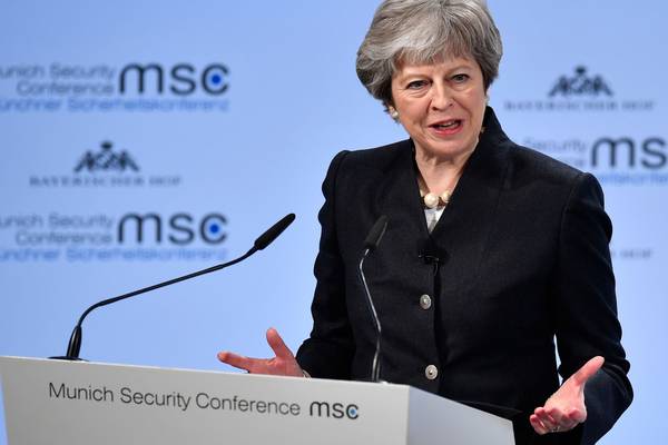 Theresa May says EU should sign new security treaty with UK