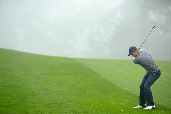 Jordan Spieth shares lead at weather-disrupted Pebble Beach Pro-Am