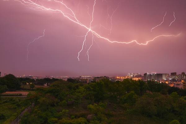 Lightning strikes kill 38 people in India