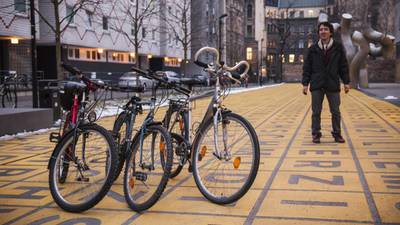 You might have heard of couchsurfing. Now try bikesurfing