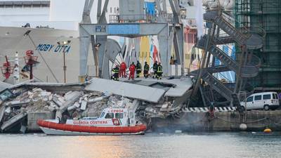 Seven dead and two missing after Italian ship crash