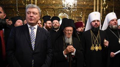 Ukrainian Orthodox church granted independence from Russia
