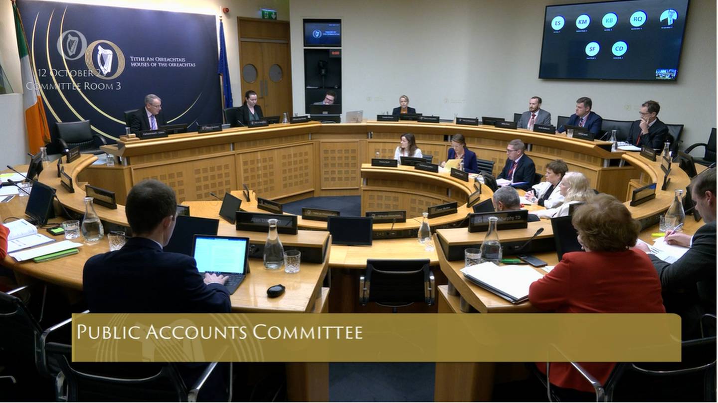 RTÉ at the PAC October 12th. Screengrab: Oireachtas TV