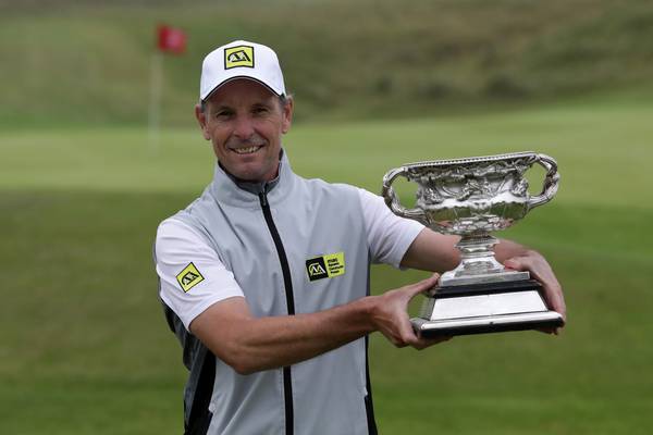 Waterville’s David Higgins wins a second Irish PGA title