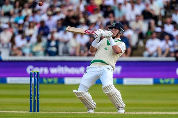 Adair and McBrine lead Ireland lower-order revival before England complete 10-wicket victory 