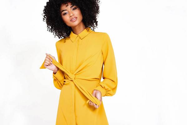 This dress cuts the mustard for Easter