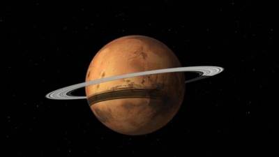 Mars is to lose a moon but gain a distinctive ring