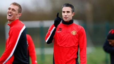 Robin van Persie fitness boost for United