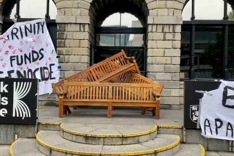 TCD protesters occupy grounds over Israel ties