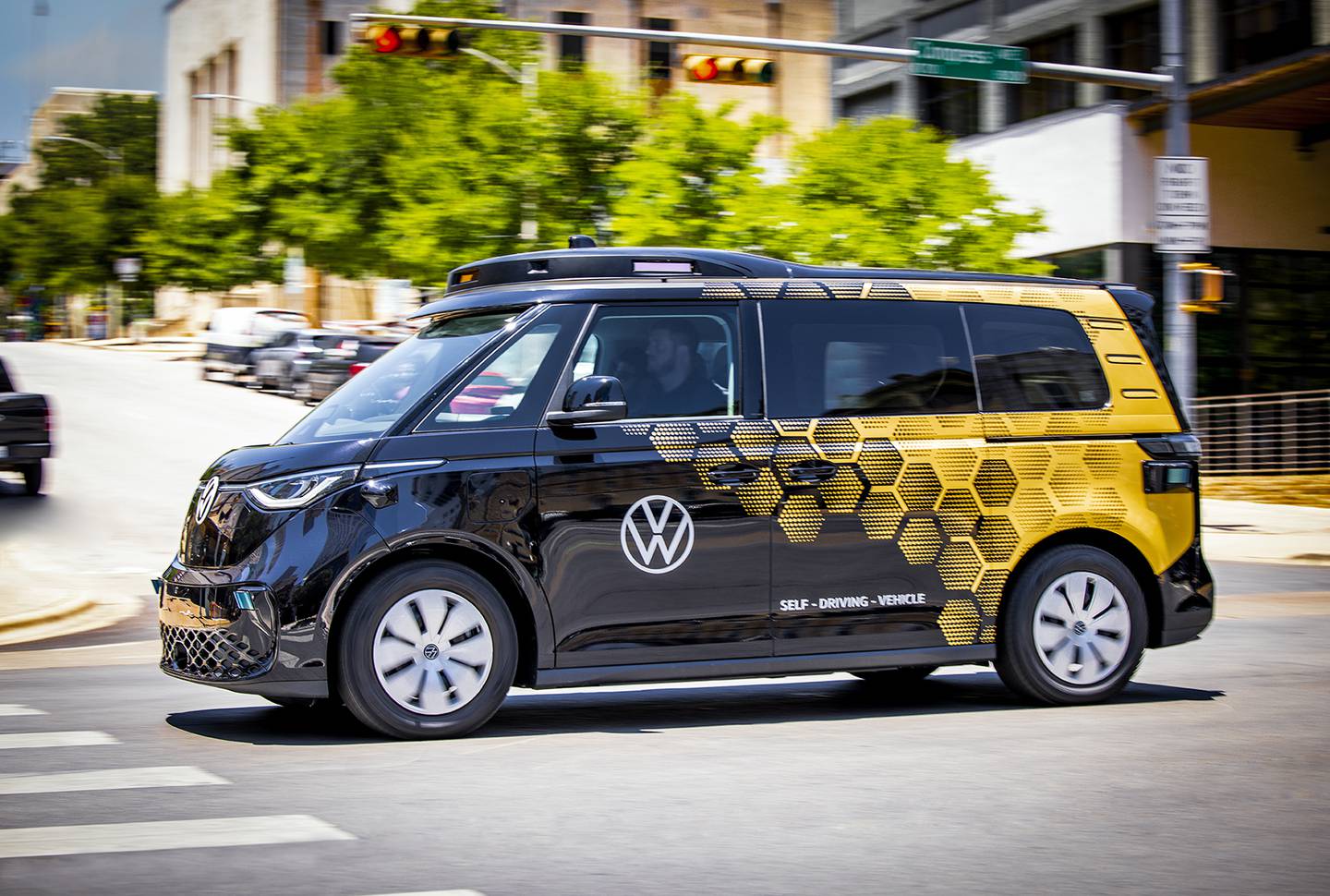 VW self-driving vans