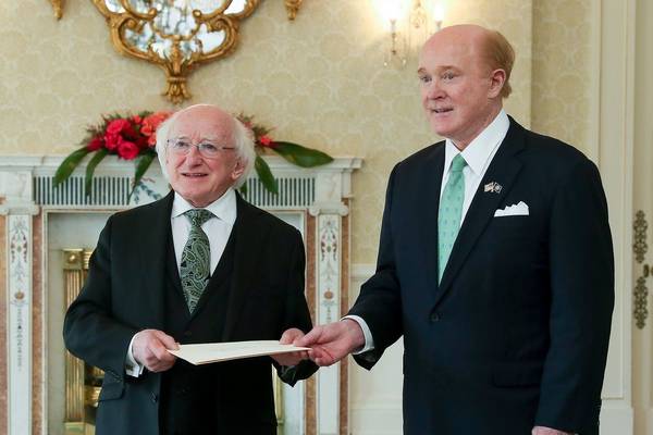 US ambassador to Ireland Edward Crawford ‘deeply honoured’ as he begins role