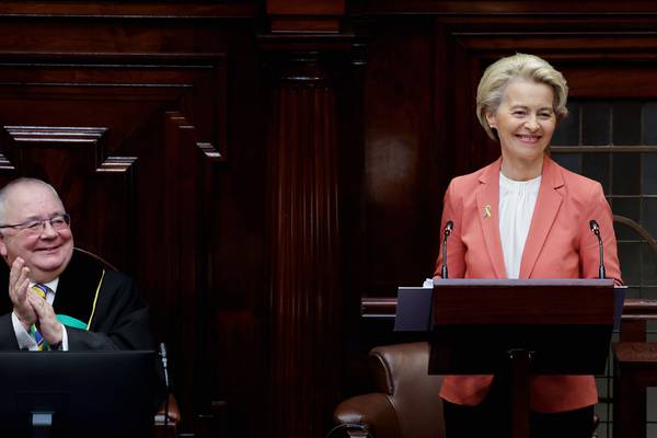 Watch Ursula von der Leyen's Oireachtas address in full